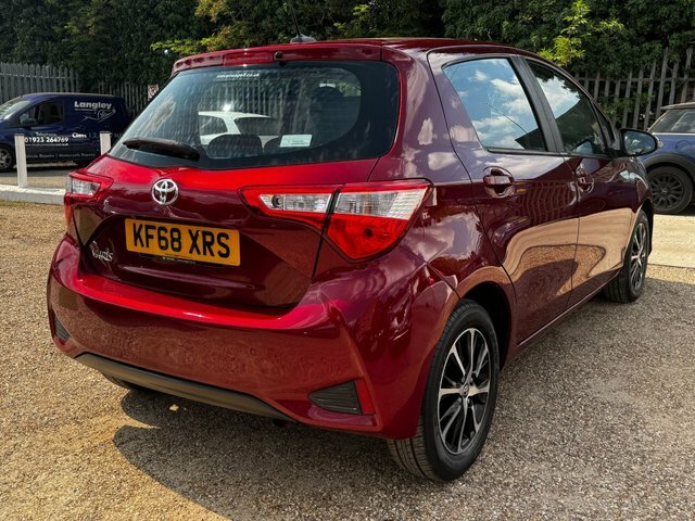 Toyota Yaris 1.0 Vvt-i Icon Tech Hatchback Eu Red #2