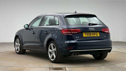 Audi A3 2018 18 2.0 YX18KFG Blue #3