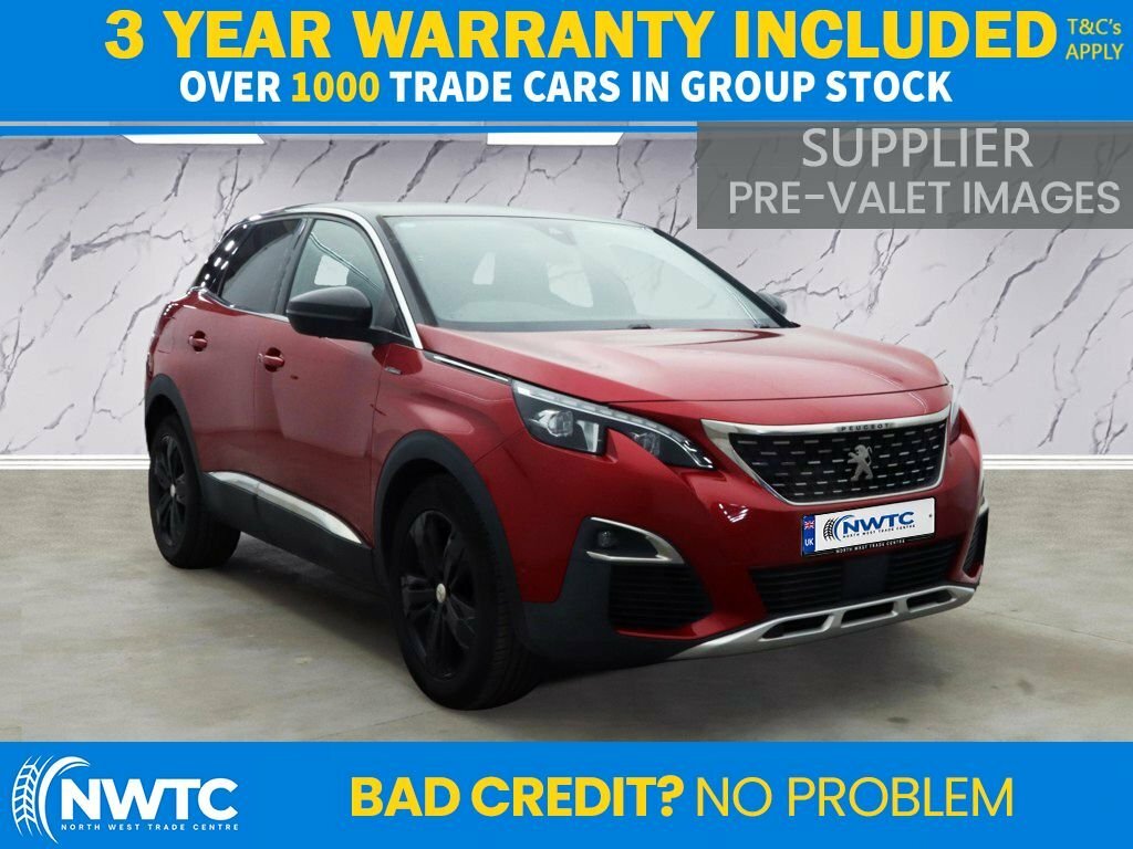 Peugeot 3008 1.6L Gt Line Red