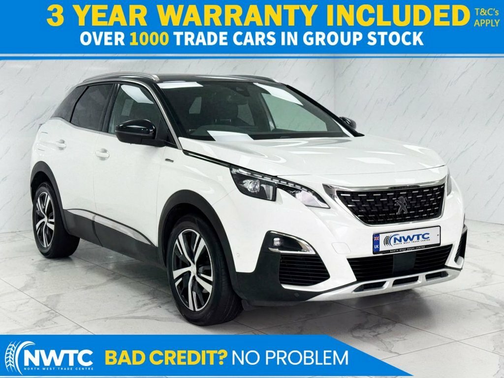 Peugeot 3008 1.2L Gt Line VK69UTE White