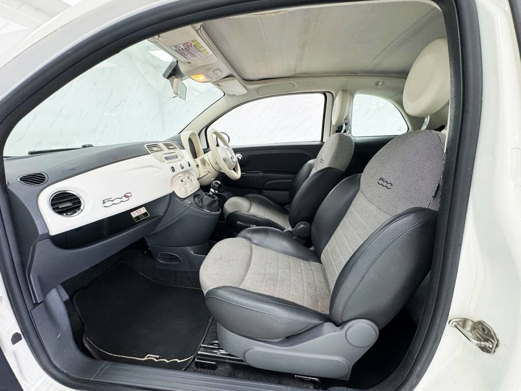 Fiat 500C C Pop White #10