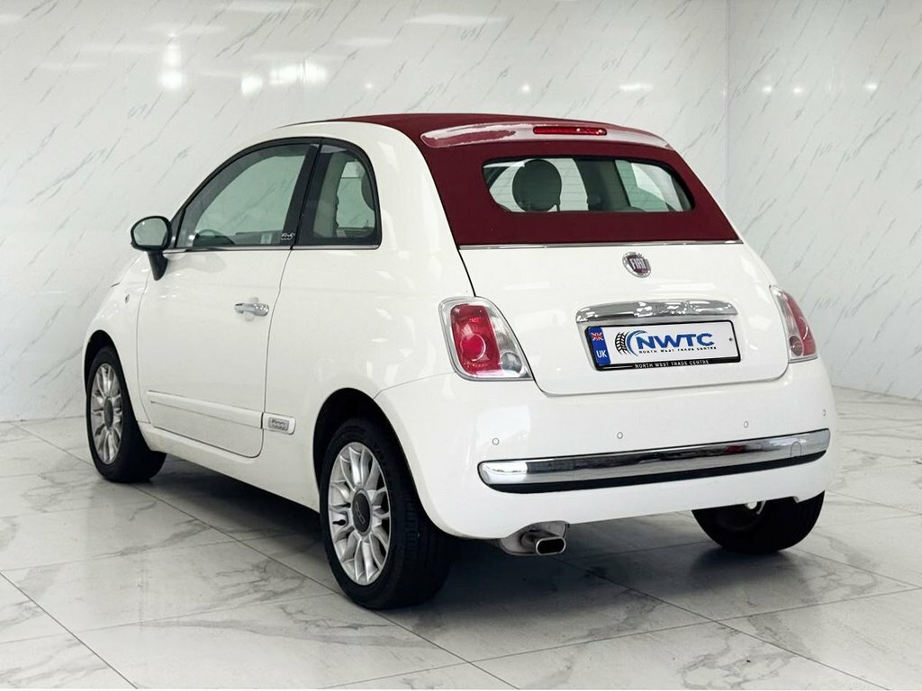 Fiat 500C C Pop White #9