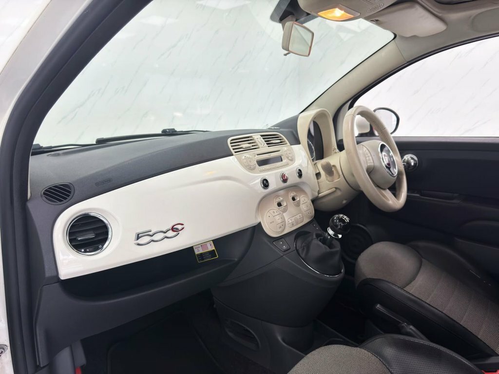 Fiat 500C C Pop White #14