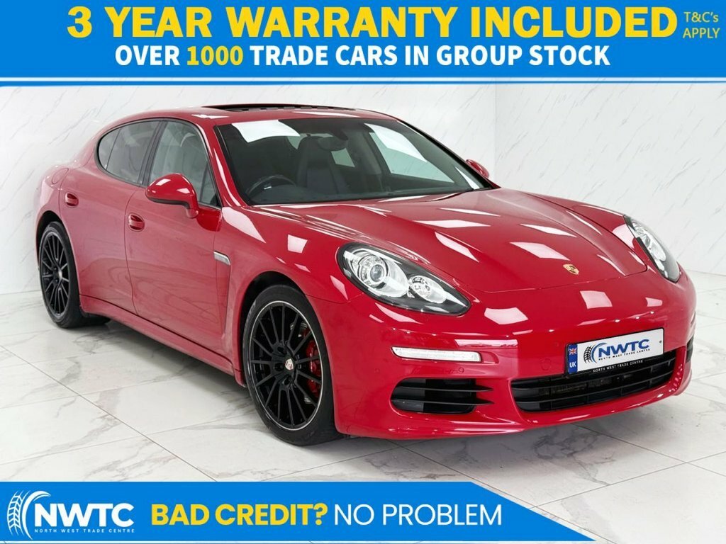 Porsche Panamera Hatchback Red