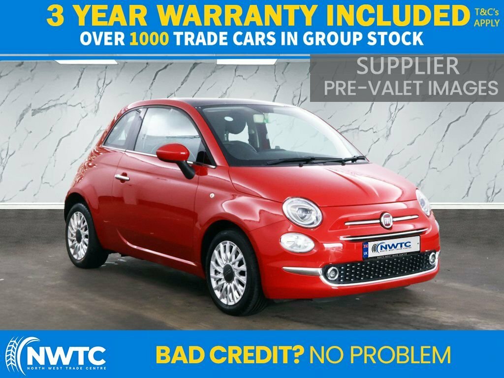Fiat 500 1.2L Lounge Red