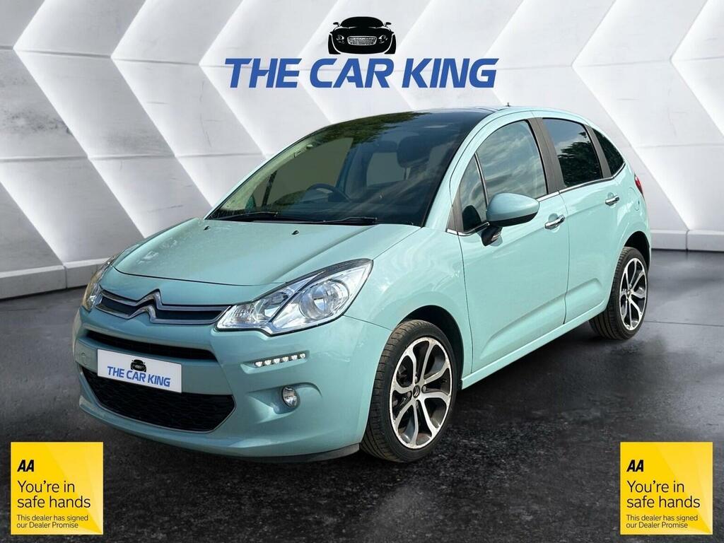 Citroen C3 Hatchback 1.2 Puretech Platinum Euro 6 20161 DT16JVZ Blue #3