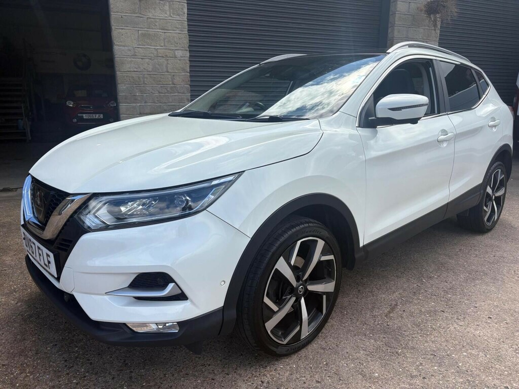 Nissan Qashqai Suv 1.5 Dci Tekna Euro 6 Ss 201767 DV67FLF White #5