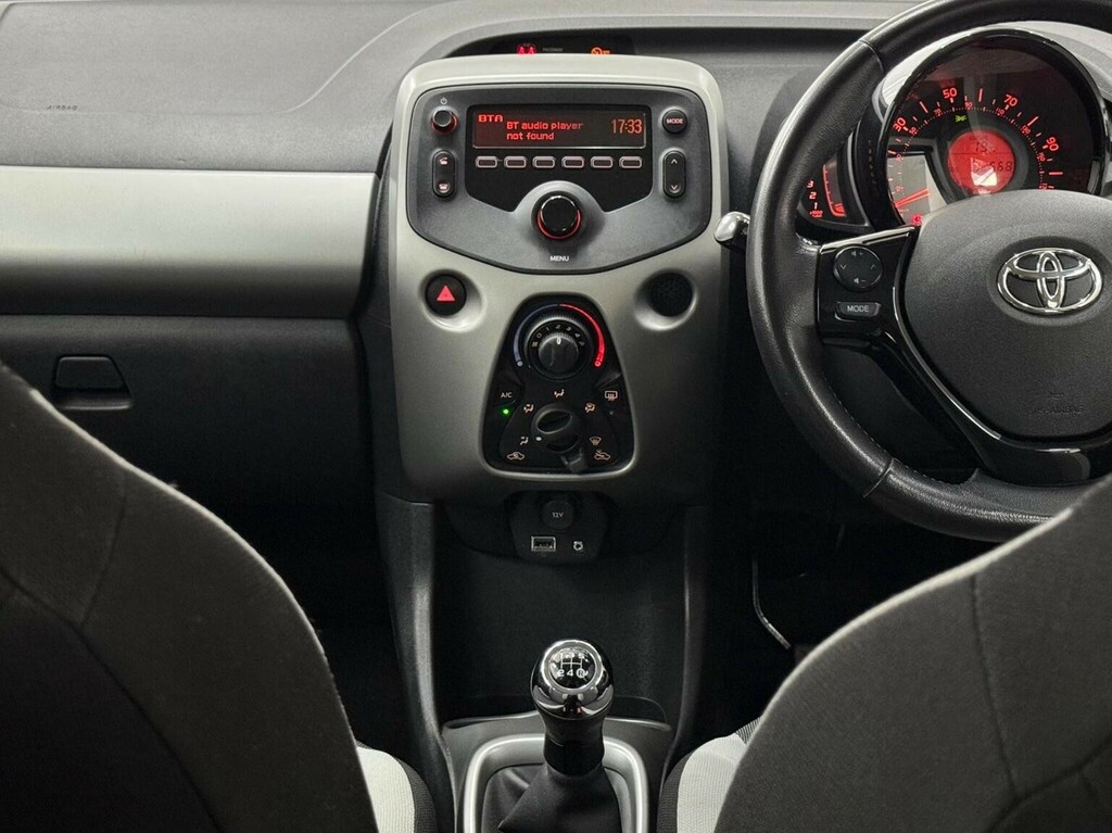 Toyota Aygo Hatchback Red #14