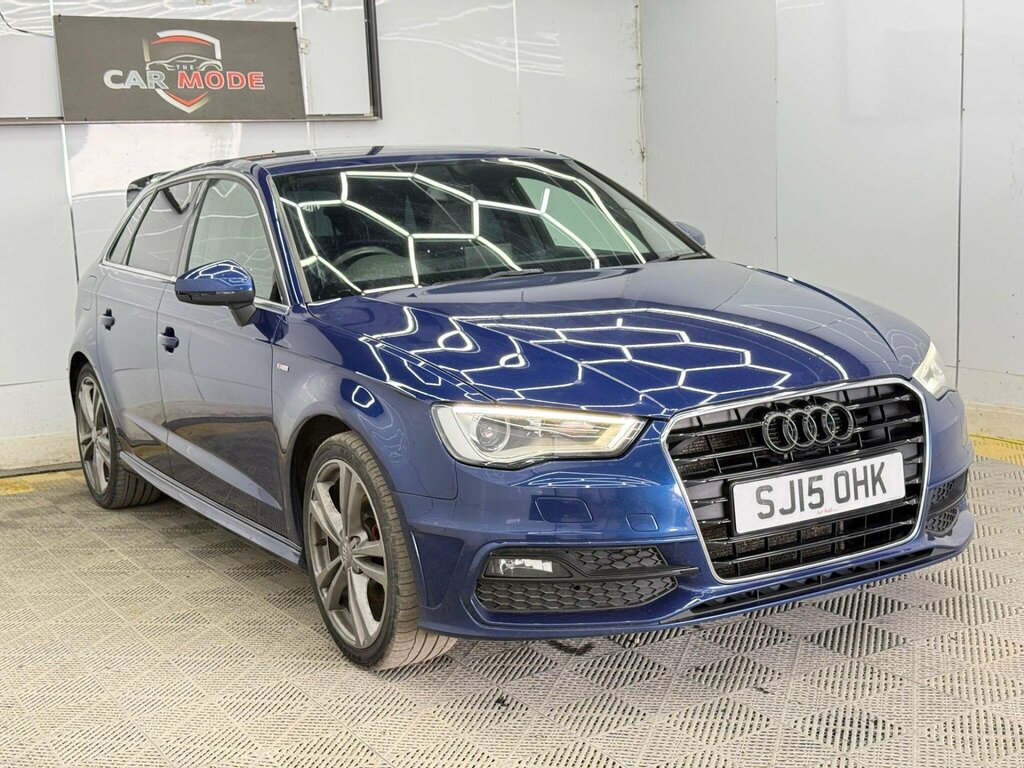 Audi A3 1.4 Tfsi Cod S Line Sportback Euro 6 Ss SJ15OHK Blue #2
