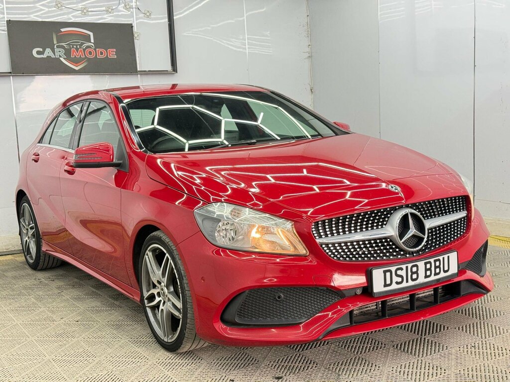 Mercedes-Benz A Class 1.6 A180 Amg Line Executive Hatchback DS18BBU Red #2