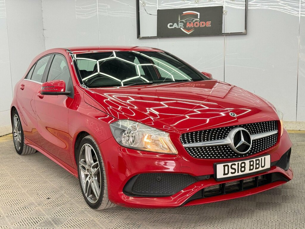 Mercedes-Benz A Class 1.6 A180 Amg Line Executive Hatchback DS18BBU Red