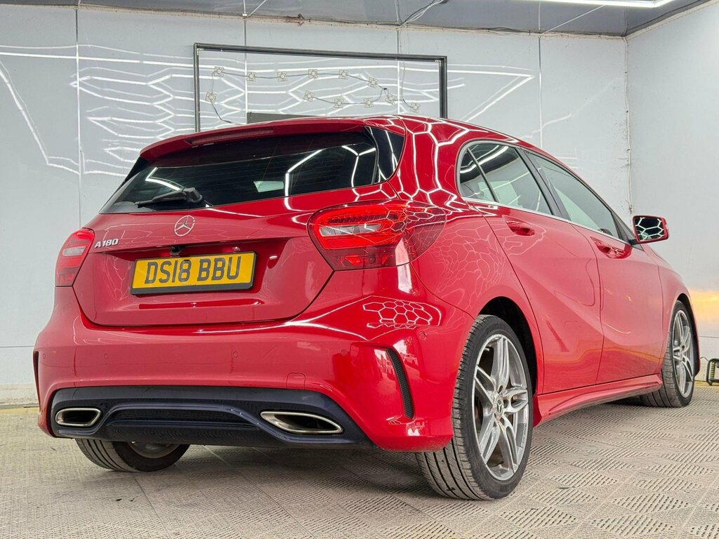 Mercedes-Benz A Class 1.6 A180 Amg Line Executive Hatchback DS18BBU Red #6