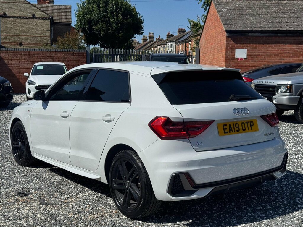 Audi A1 1.0 Tfsi 30 S Line Sportback S Tronic Euro 6 Ss EA19OTP White #4