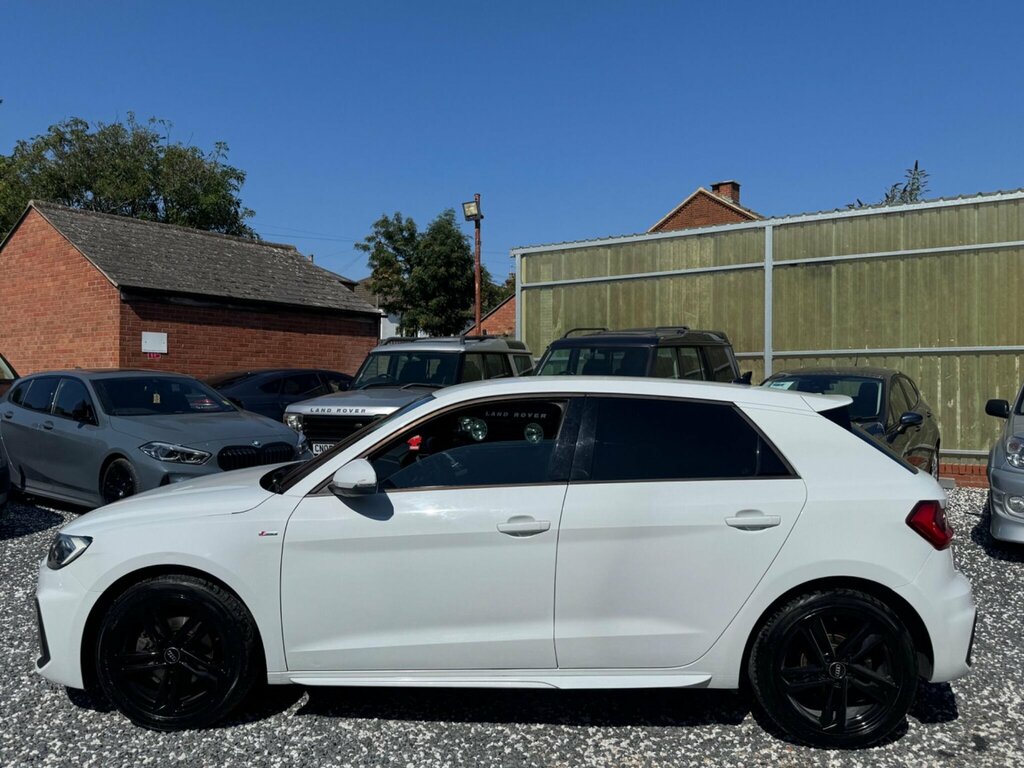 Audi A1 1.0 Tfsi 30 S Line Sportback S Tronic Euro 6 Ss EA19OTP White #5