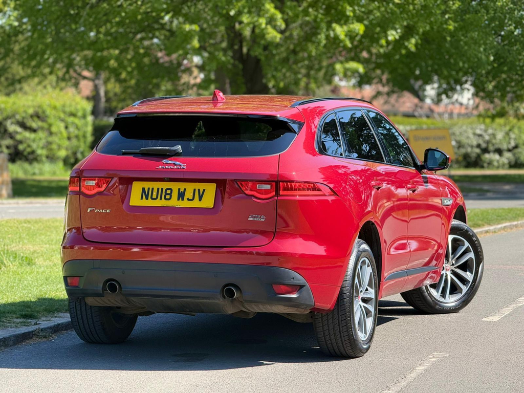Jaguar F-Pace 2.0 P250i R-sport Awd Euro 6 Ss NU18WJV Red #4