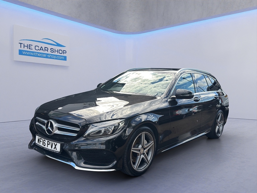 Mercedes-Benz C Class C220d Amg Line Black