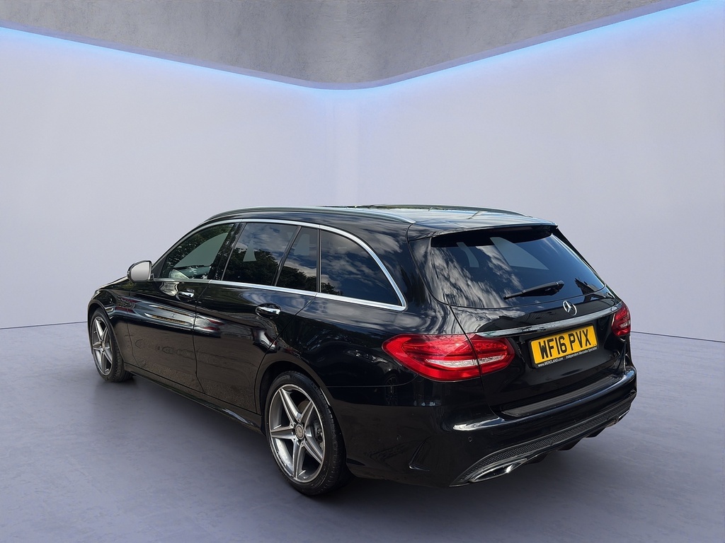 Mercedes-Benz C Class C220d Amg Line WF16PVX Black #5