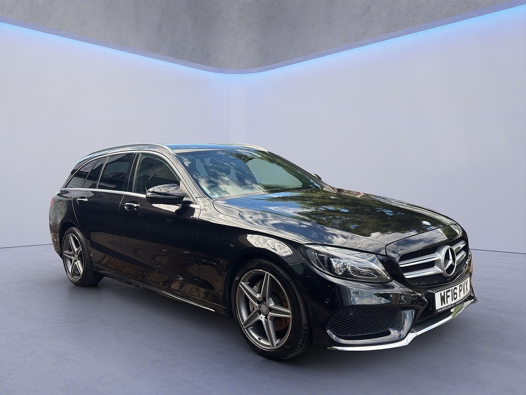 Mercedes-Benz C Class C220d Amg Line WF16PVX Black #3