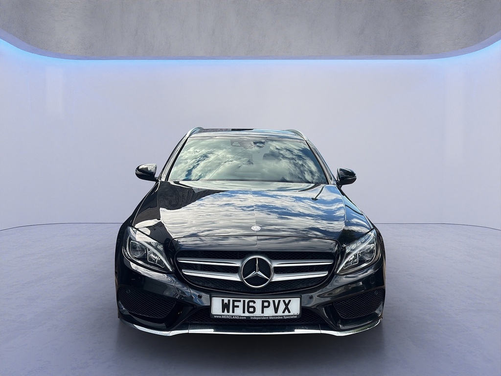 Mercedes-Benz C Class C220d Amg Line WF16PVX Black #2