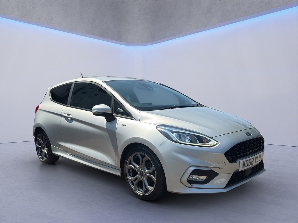 Ford Fiesta T Ecoboost St-line WO68YLU Silver #3