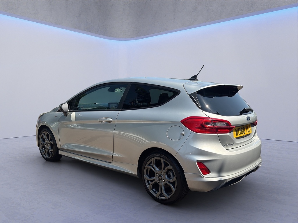 Ford Fiesta T Ecoboost St-line WO68YLU Silver #4