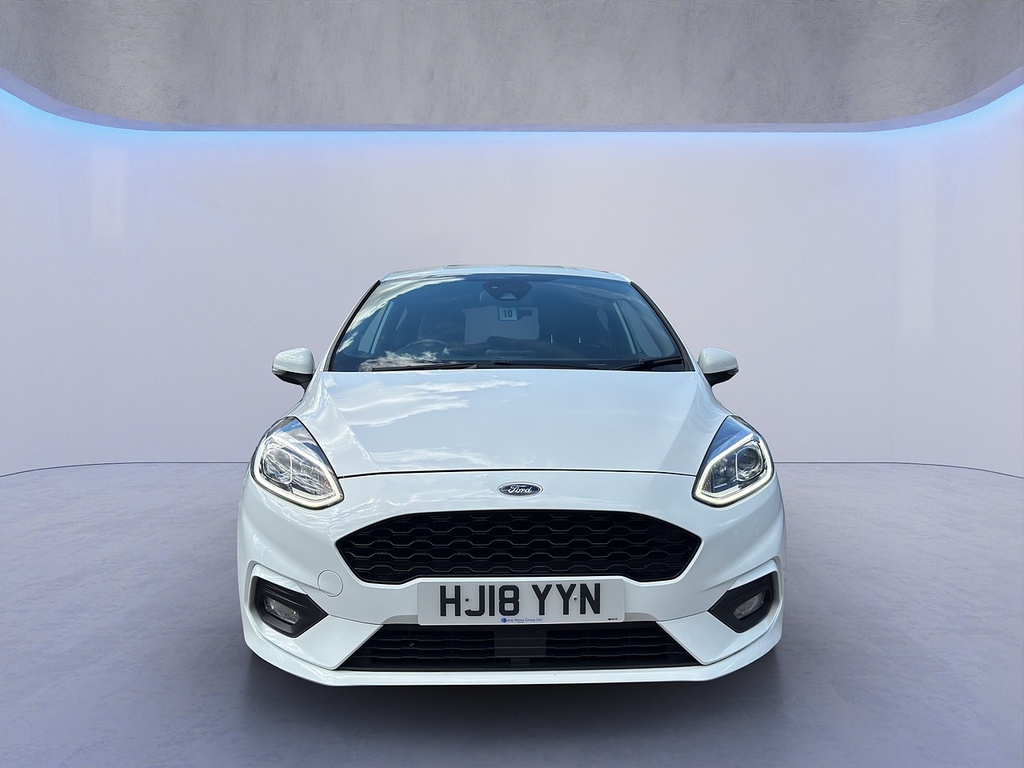 Ford Fiesta T Ecoboost St-line HJ18YYN White #2