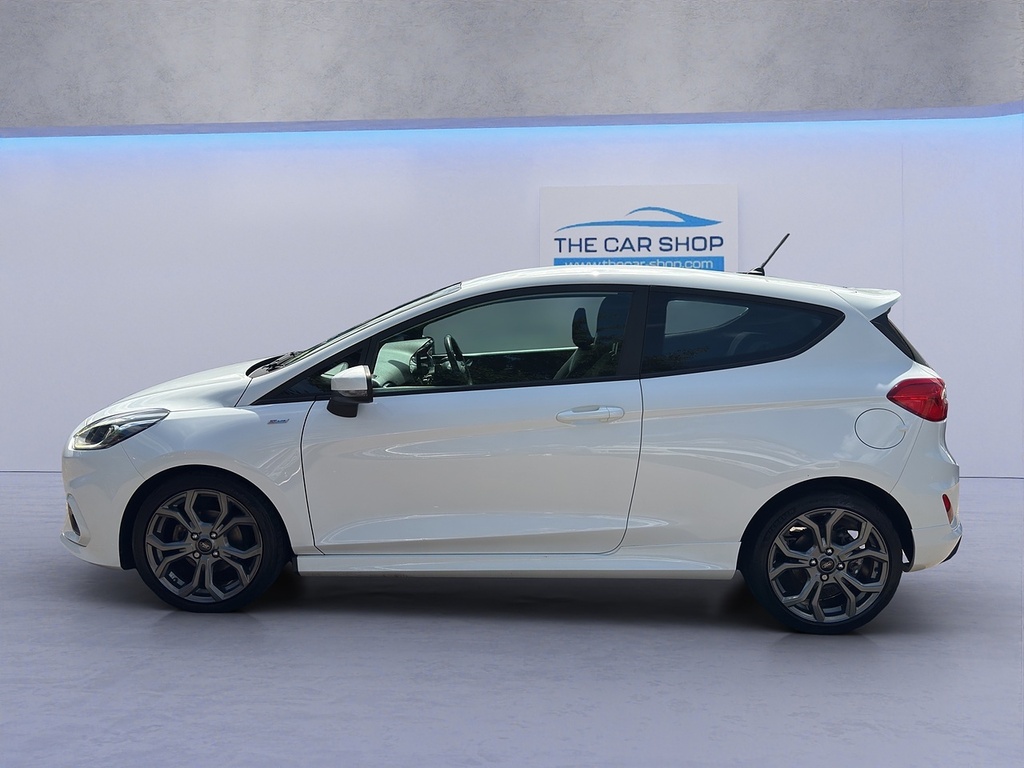 Ford Fiesta T Ecoboost St-line HJ18YYN White #6
