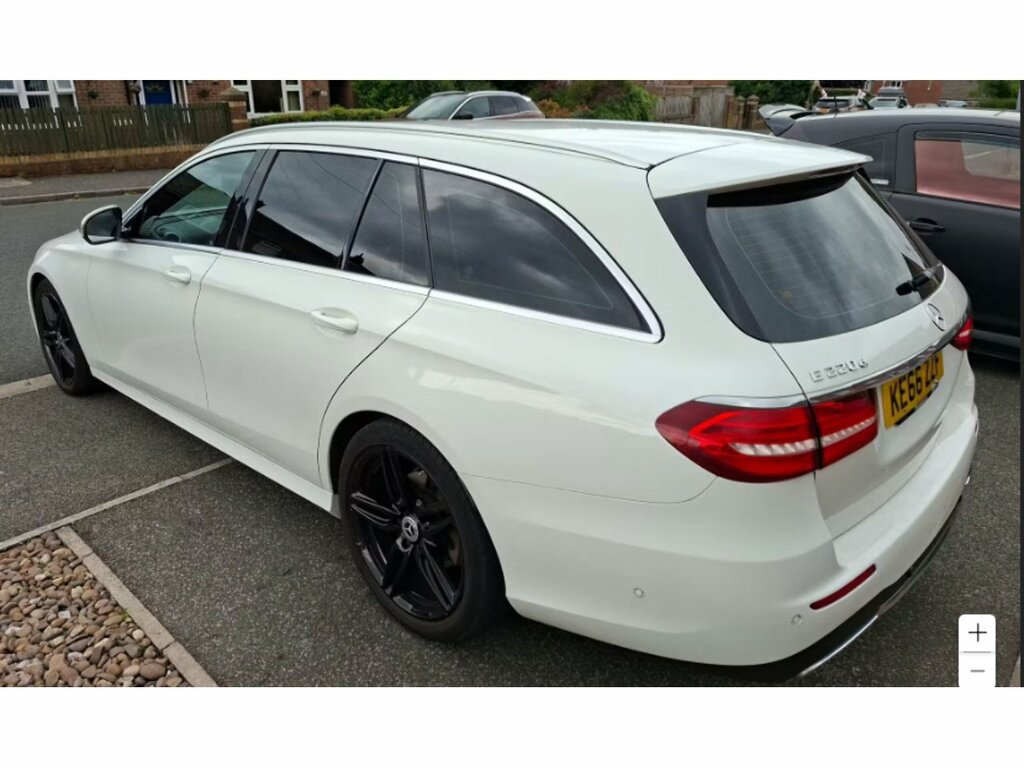 Mercedes-Benz E Class E220d Amg Line White #4