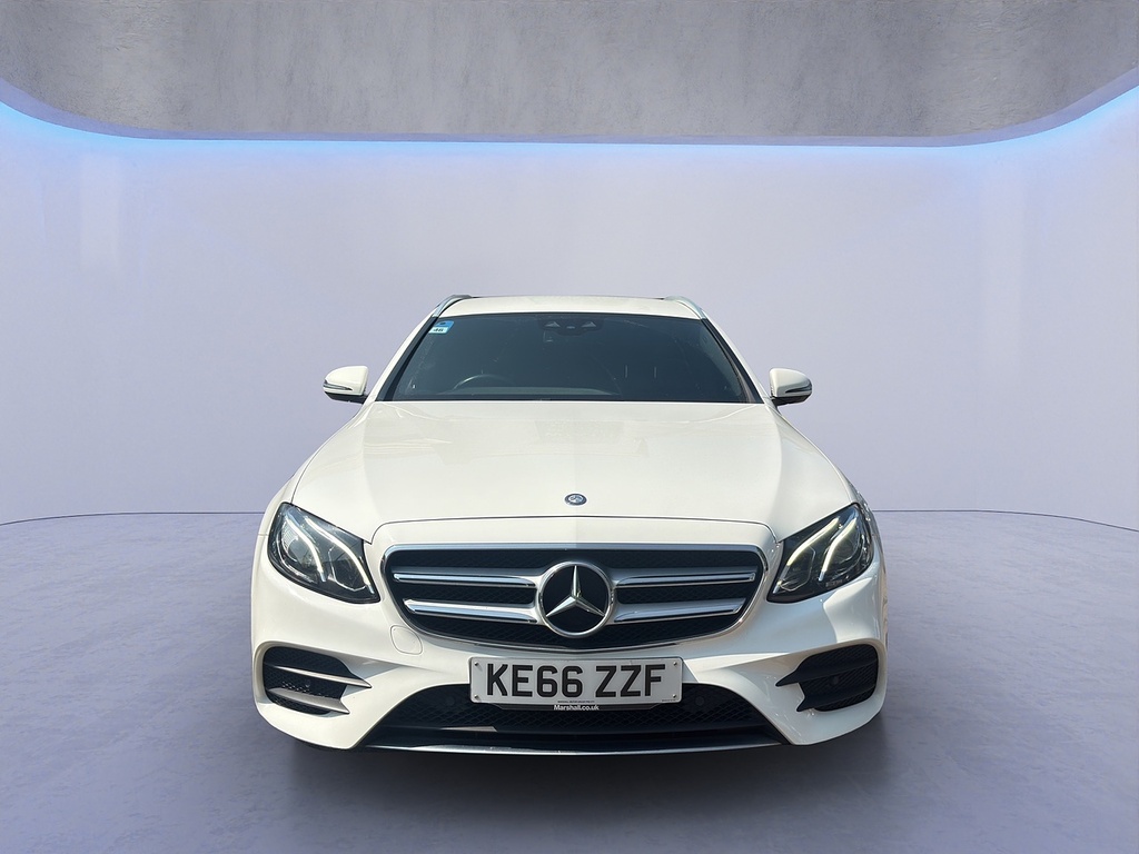 Mercedes-Benz E Class E220d Amg Line KE66ZZF White #2