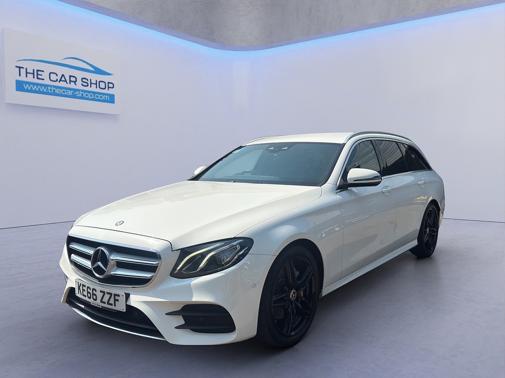 Mercedes-Benz E Class E220d Amg Line White