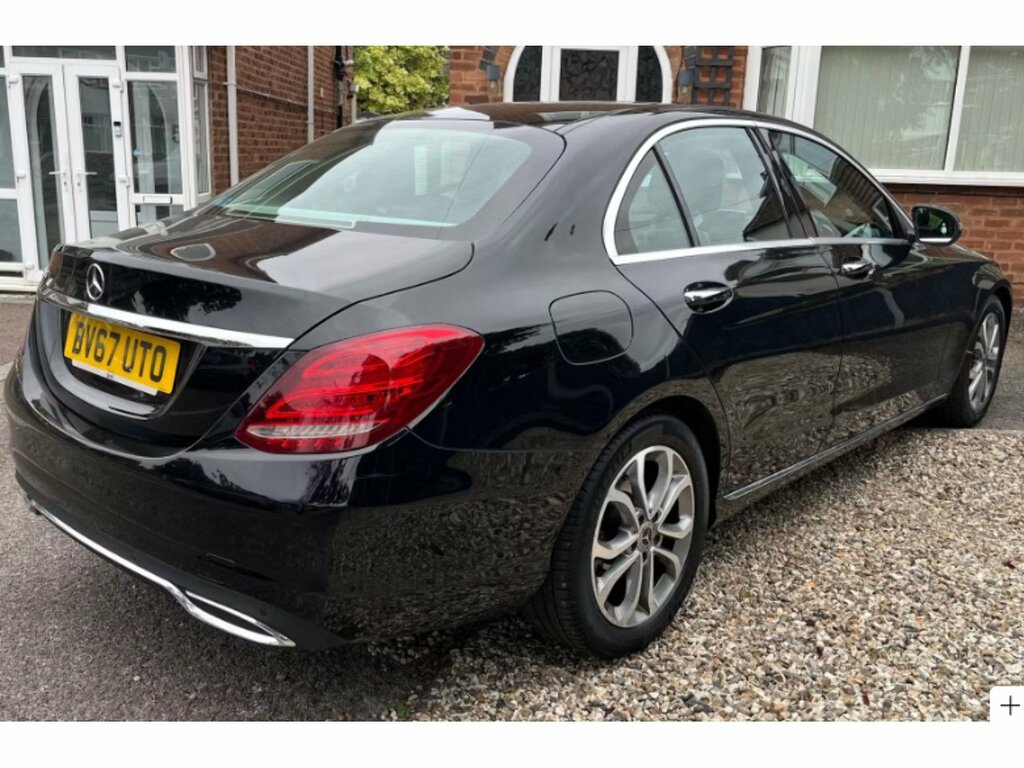 Mercedes-Benz C Class C220d Sport BV67UTO Black #3