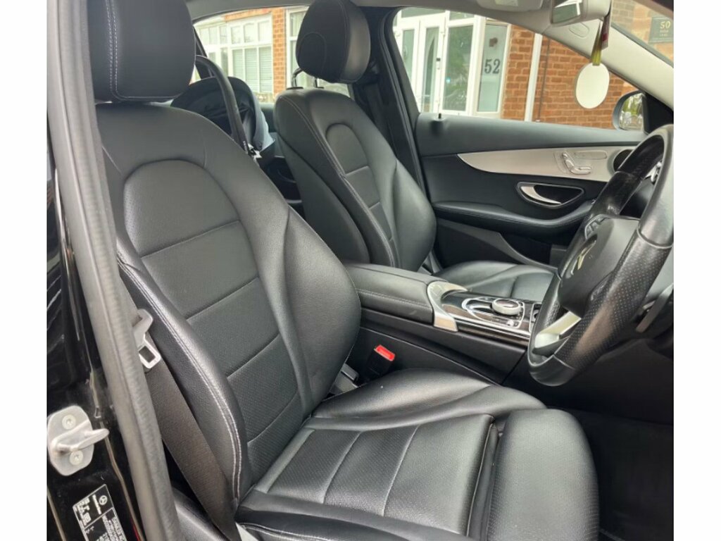 Mercedes-Benz C Class C220d Sport BV67UTO Black #6