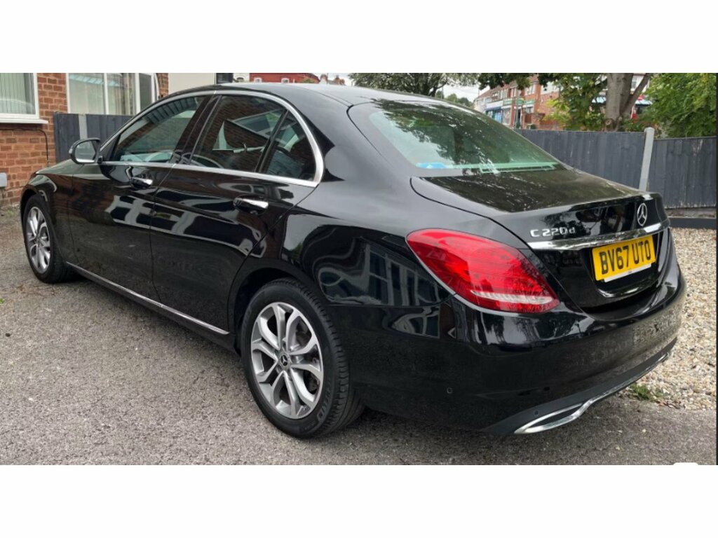 Mercedes-Benz C Class C220d Sport BV67UTO Black #4