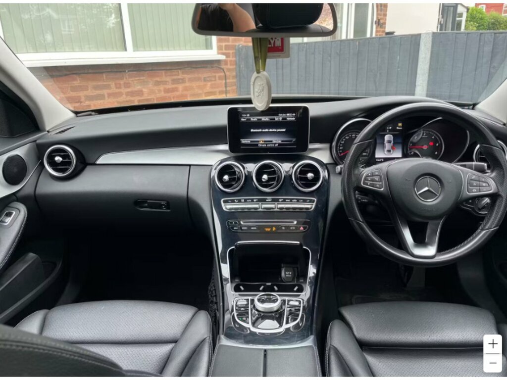 Mercedes-Benz C Class C220d Sport BV67UTO Black #5