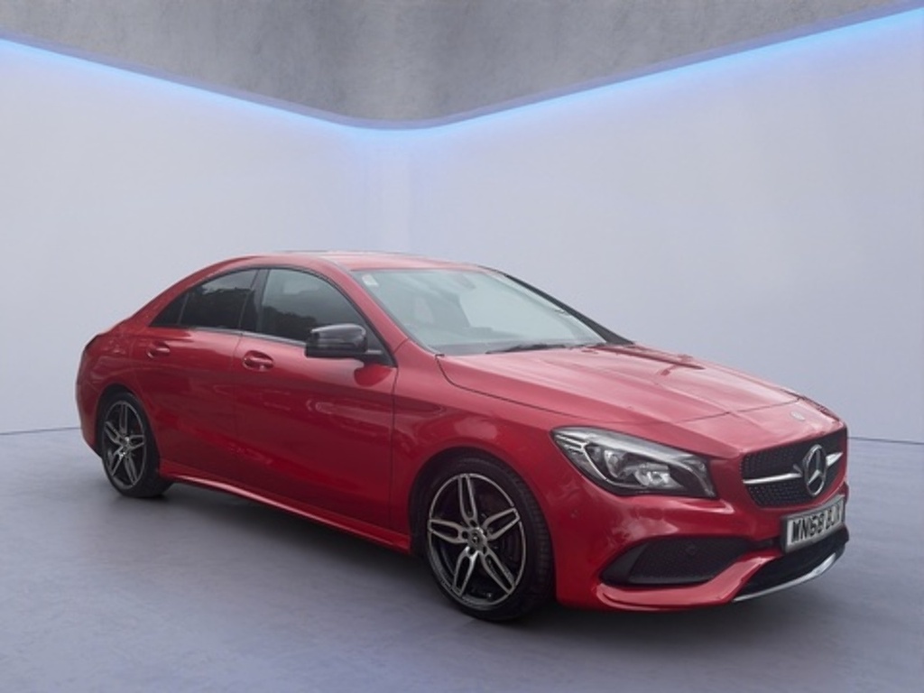 Mercedes-Benz CLA Class Cla220d Amg Line Red #3