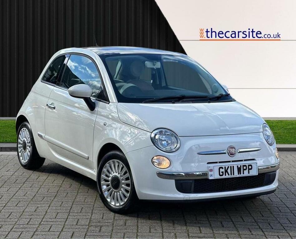 Fiat 500 Hatchback 1.2 Lounge Euro 5 Ss 201111 White