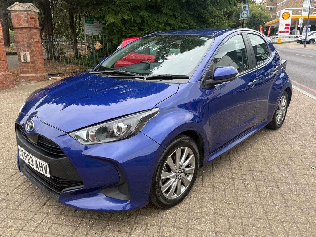 Toyota Yaris Hatchback 1.5 Vvt-h Icon E-cvt Euro 6 Ss 2 CP23AHV Blue #5