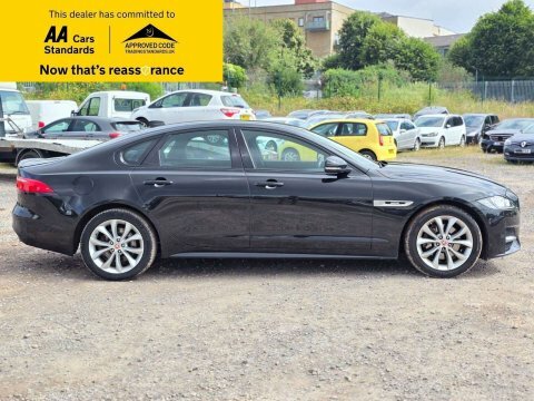 Jaguar XF 2.0D R-sport Saloon HK66JEJ Black #4