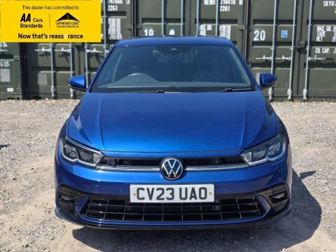 Volkswagen Polo 1.0 Tsi R-line CV23UAO Blue #2