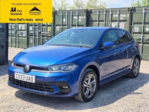 Volkswagen Polo 1.0 Tsi R-line CV23UAO Blue #3