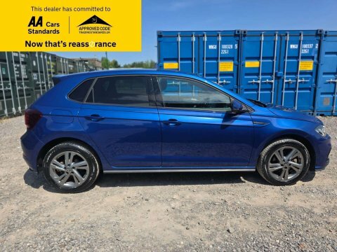 Volkswagen Polo 1.0 Tsi R-line CV23UAO Blue #4