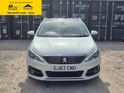 Peugeot 308 1.6 Bluehdi Allure GJ67CMU White #2