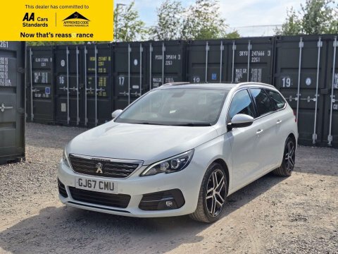 Peugeot 308 1.6 Bluehdi Allure GJ67CMU White #3