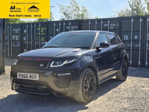 Land Rover Range Rover Evoque 2.0 Td4 Hse PX66WGE Black #3