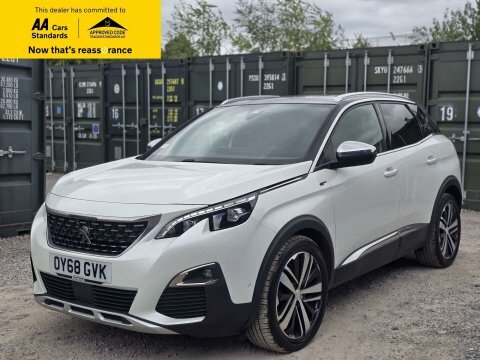 Peugeot 3008 2.0 Bluehdi Gt OY68GVK White #3
