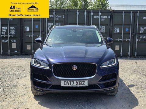 Jaguar F-Pace 2.0 D180 Portfolio OV17XBZ Blue #2