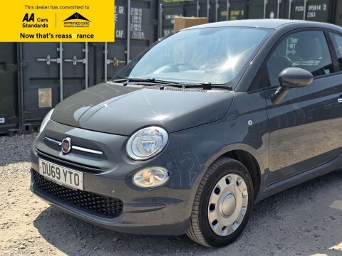 Fiat 500 1.2 Pop Hatchback DU69YTO Grey #3