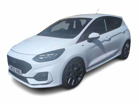 Ford Fiesta 1.0T Ecoboost Mhev HK22XBG White #2