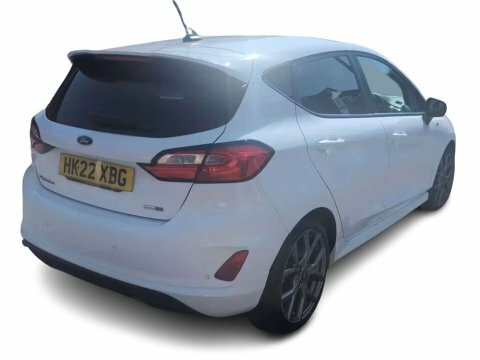 Ford Fiesta 1.0T Ecoboost Mhev HK22XBG White #3