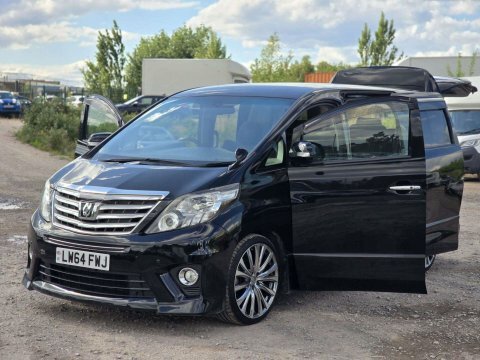 Toyota Alphard 2014 High Top Camper Van Silver #7